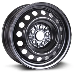 RTX Wheels – Steel Wheel – Black – 16″x6.5″ 40mm – All weather Wheels – X46514